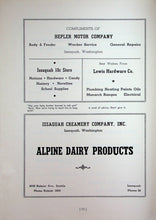 Load image into Gallery viewer, Old vintage advertising in the 1945 Issaquah High School yearbook in King County, Washington