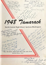 Load image into Gallery viewer, Tamarack Annual 1948 North Central High School in Spokane County, Washington