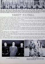 Load image into Gallery viewer, Picture of the Varsity Football team in the 1953 Clover Park High School Yearbook in Lakewood, Washington (Pierce County, WA)