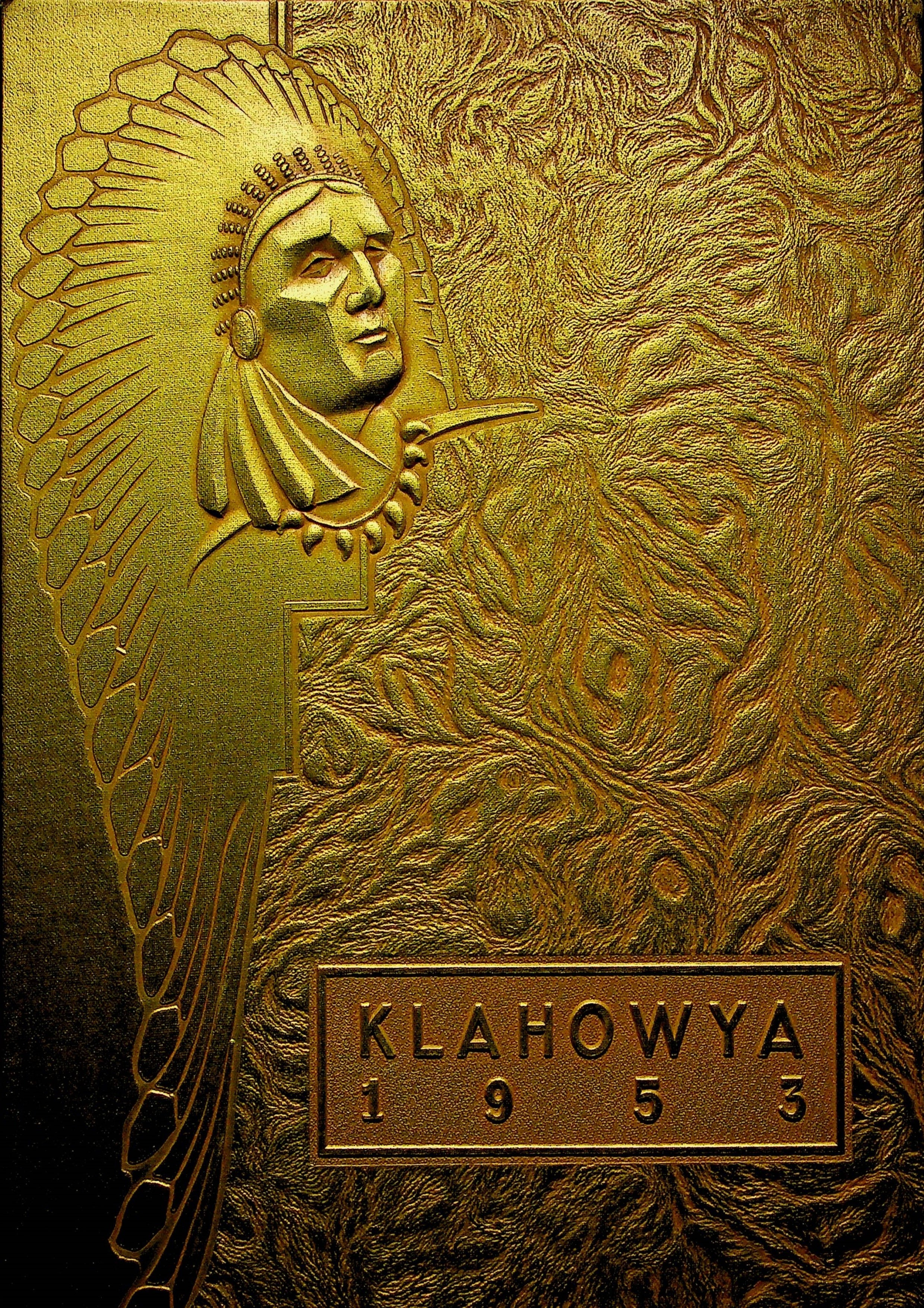 1953 Clover Park High School Yearbook in Lakewood, Washington