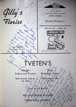 Load image into Gallery viewer, Old retro advertisements in the 1953 Clover Park High School Yearbook in Lakewood, Washington