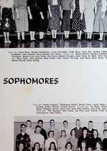 Load image into Gallery viewer, Class photos of Sophomores Students in 1958 Kelso High School Yearbook in Cowlitz County, Washington