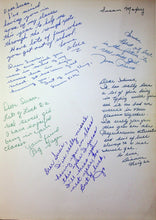 Load image into Gallery viewer, Autographs and inscriptions in the 1958 Kelso High School Yearbook in Cowlitz County, Washington