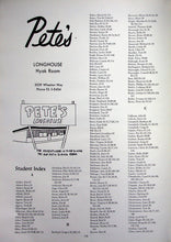 Load image into Gallery viewer, List of Students in Class of 1966 East High School Yearbook in Bremerton, Washington
