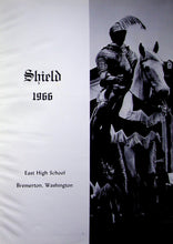 Load image into Gallery viewer, The Shield name of 1966 East High School Yearbook in Bremerton, Washington