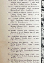 Load image into Gallery viewer, Student Pictures in the 1944 Lincoln High School Yearbook in Manitowoc, Wisconsin