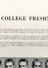 Load image into Gallery viewer, 1953 Greenbrier Military School Yearbook photos of College Freshmen in Lewisburg, WV