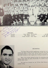 Load image into Gallery viewer, Band members group photo orchestra in 1954 Keyser High School Yearbook in West Virginia