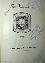 Load image into Gallery viewer, 1961 East Bank High School The Kanawhan Yearbook in West Virginia