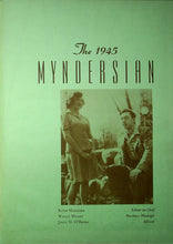 Load image into Gallery viewer, 1945 Myndersian Yearbook in Senaca Falls New York