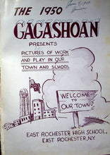 Load image into Gallery viewer, 1950 East Rochester High School Yearbook in East Rochester, New York * The Gagashoan 1950