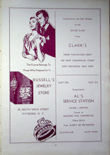 Load image into Gallery viewer, Vintage Advertising in East Rochester High School Yearbook in 1950