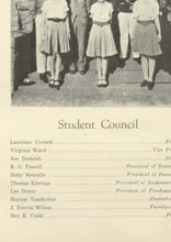 Load image into Gallery viewer, Student Council group photograph in 1929 Winslow High School Yearbook in Navajo County, AZ