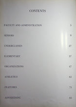 Load image into Gallery viewer, 1956 Varina High School Yearbook Contents