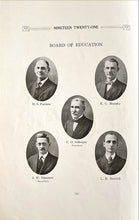 Load image into Gallery viewer, 1921 Moore Township High School Board of Education Farmer City IL