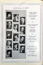Load image into Gallery viewer, Staff and Faculty at 1929 Central Union High School Yearbook in El Centro, California