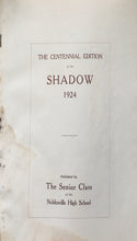 Load image into Gallery viewer, 1924 Noblesville High School Yearbook in Noblesville, Indiana *The Shadow 1924