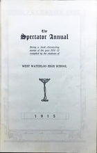 Load image into Gallery viewer, 1915 West Waterloo High School Yearbook in Waterloo, Iowa