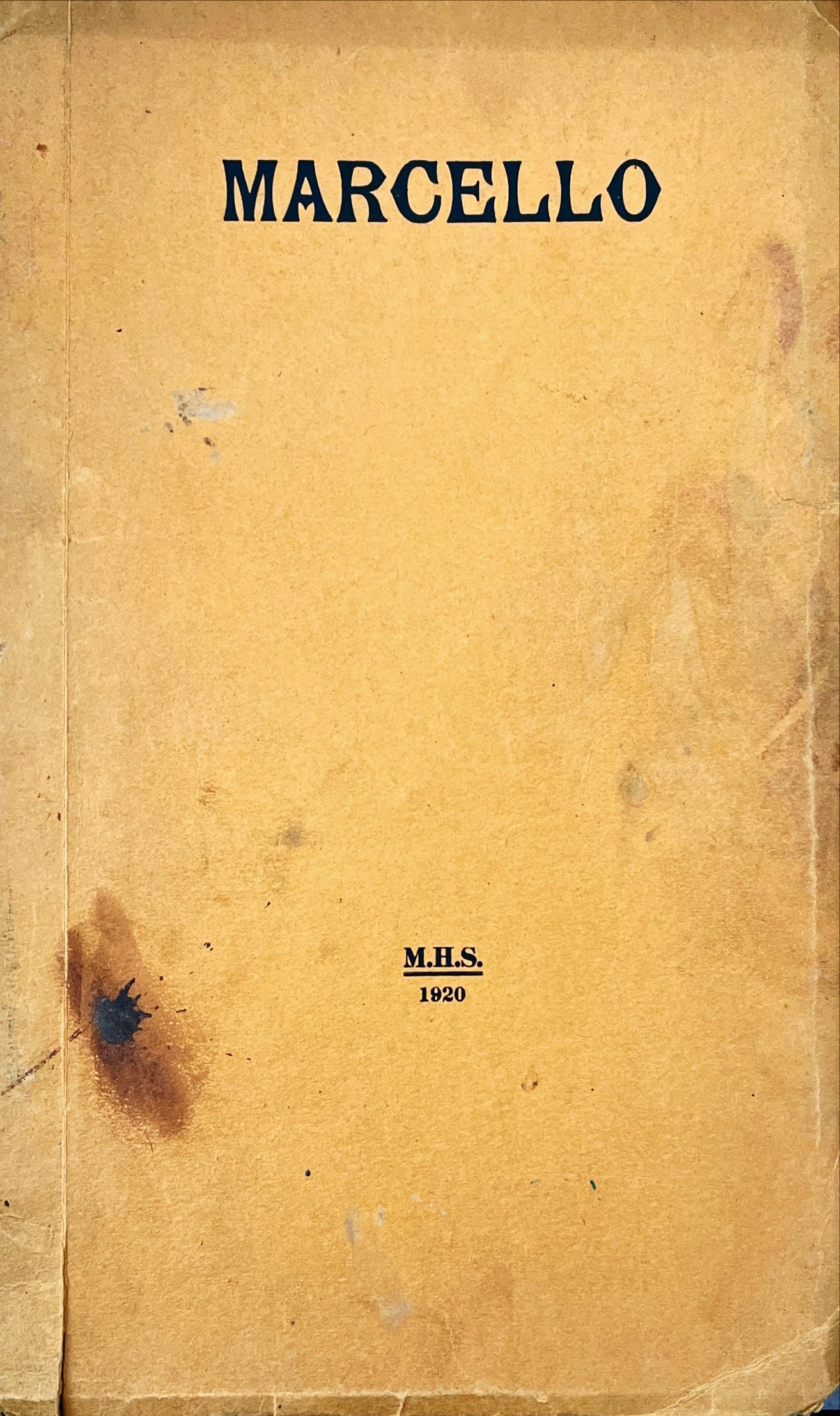 1920 Marceline High School Yearbook in Marceline, Missouri (Digital Do
