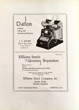 Load image into Gallery viewer, Old vintage ads in 1923 Maury High School Yearbook in Norfolk, VA