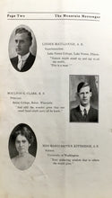 Load image into Gallery viewer, Old vintage pictures of the Principal, Superintendent and Teachers in 1913 Roslyn High School Yearbook in Rosyln, Washington