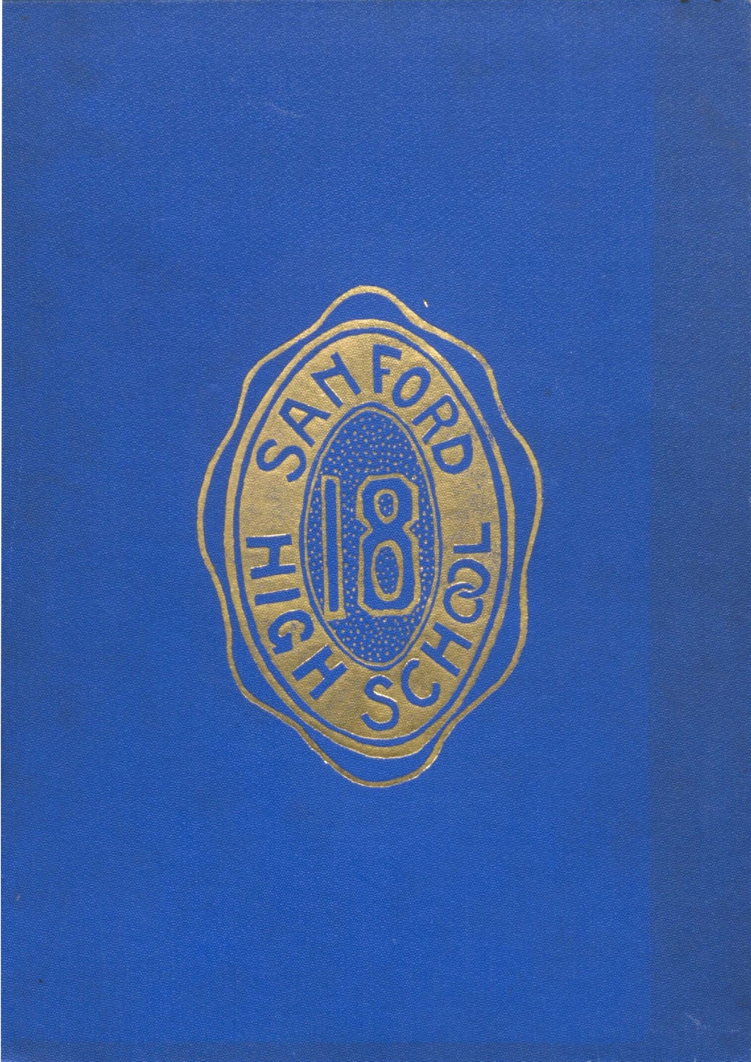 1918 Sanford High School Yearbook in York County, Maine