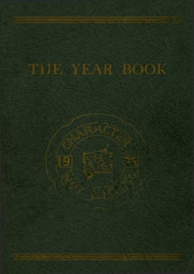 1922 Sanford High School Yearbook in York County, Maine