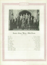 Load image into Gallery viewer, Senoir Class Paly Photograph of Students in 1926 Bessemer High School Yearbook in Jefferson County, Alabama
