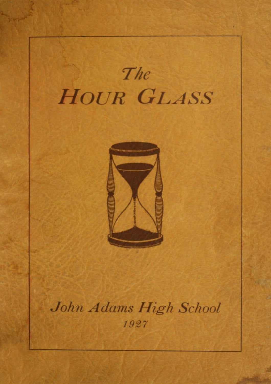 1927 John Adams High School Yearbook in Cleveland, Ohio