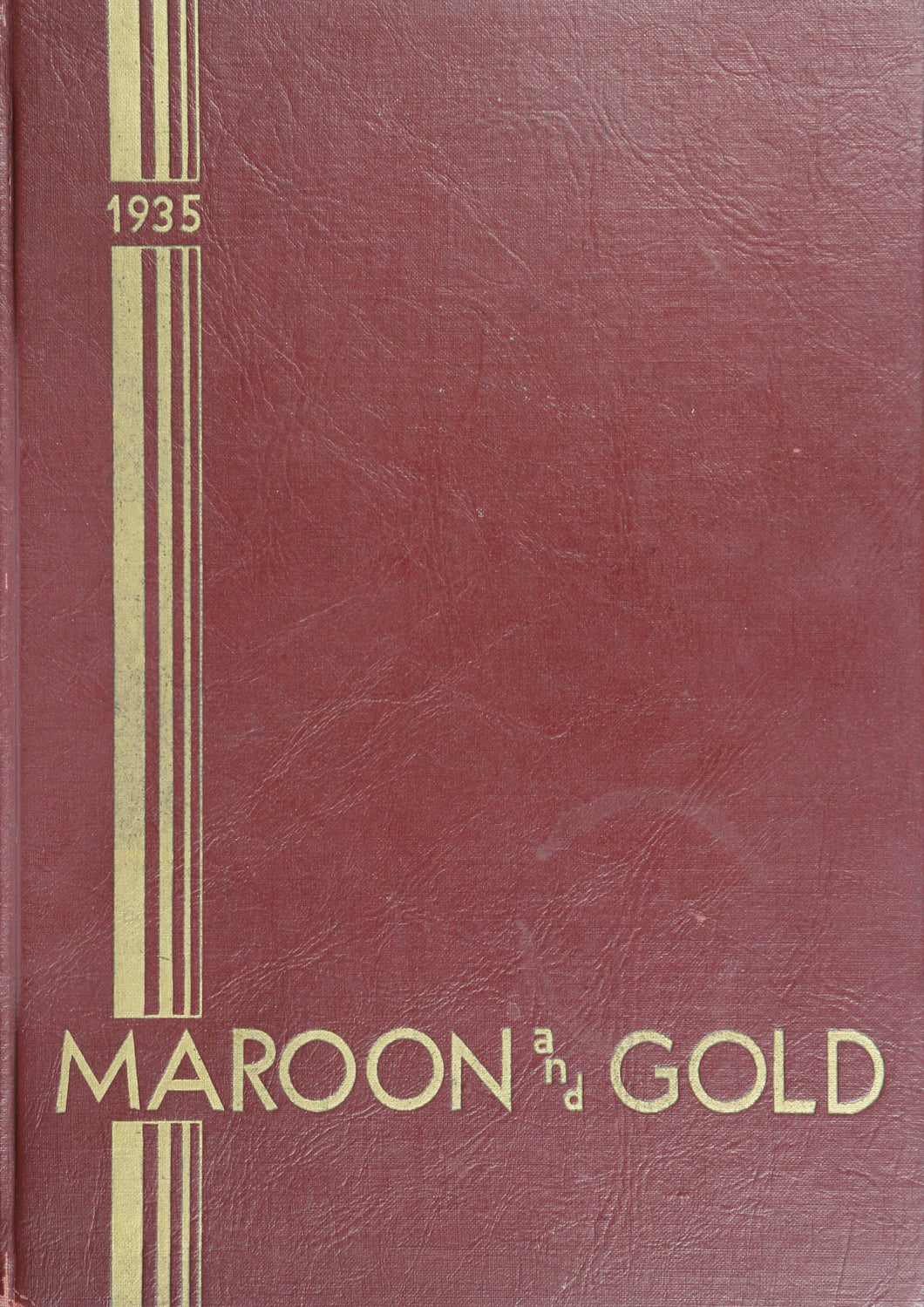 1935 John Adams High School Yearbook in Cleveland, Ohio