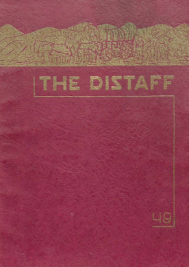 Class of 1949 Sanford Hill School Yearbook in Maine