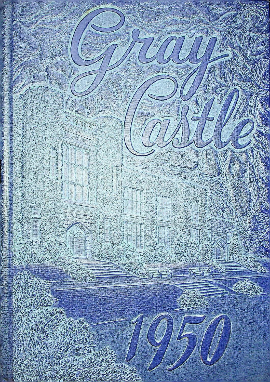 1950 San Diego High School Yearbook Gray Castle