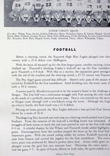 Load image into Gallery viewer, Varsity Football Team Picture in the 1950 Nazareth High School Yearbook in Northampton County, PA
