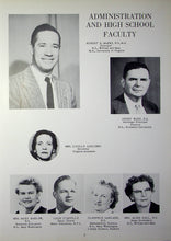 Load image into Gallery viewer, 1955 Varina High School Yearbook Faculty including Principal Robert Marks
