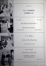 Load image into Gallery viewer, 1950s Ads in the 1955 Varina High School Yearbook Henrico County, Virginia
