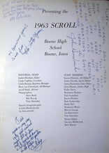 Load image into Gallery viewer, 1963 Boone High School Yearbook The Scroll
