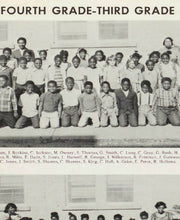 Load image into Gallery viewer, Third and Fourth Grade Class Photos in 1973 Vaster High School Yearbook in Moscow, Arkansas
