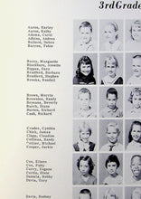 Load image into Gallery viewer, Vintage photographs of 3rd Grade Students in 1963 Gosnell High School Yearbook in Blytheville, Arkansas
