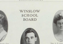 Load image into Gallery viewer, Photographs of School Board Members in 1915 Winslow High School Yearbook in Navajo County, Arizona
