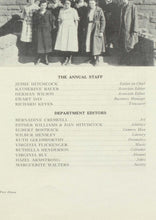 Load image into Gallery viewer, Annual Staff Group Photo in 1921 Winslow High School Yearbook in Navajo County, AZ
