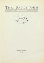 Load image into Gallery viewer, 1922 The Sandstorm Annual for Winslow High School in Navajo County, AZ
