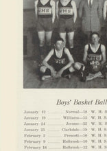 Load image into Gallery viewer, Varsity Basketball Team Photo in 1924 Winslow High School Yearbook in Navajo County, Arizona

