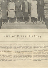 Load image into Gallery viewer, Class Photo of Juniors in 1925 Winslow High School Yearbook in Navajo County, AZ
