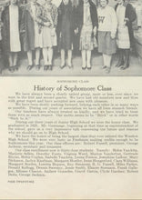 Load image into Gallery viewer, Vintage black and white photo of Sophomores Class in 1927 Winslow High School Yearbook in Navajo County, AZ
