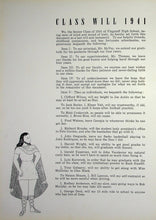 Load image into Gallery viewer, Senior Class Will in the 1941 Flagstaff High School Yearbook in Coconino County, Arizona

