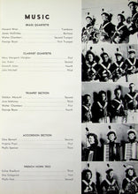 Load image into Gallery viewer, Music in the 1943 Flagstaff High School Yearbook in Coconino County, Arizona 
