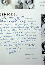 Load image into Gallery viewer, Senior Student Portrait Photos in 1943 Flagstaff High School Yearbook in Coconino County, Arizona
