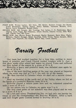 Load image into Gallery viewer, 1951 Central Union High School&#39;s Varsity Football Team Picture
