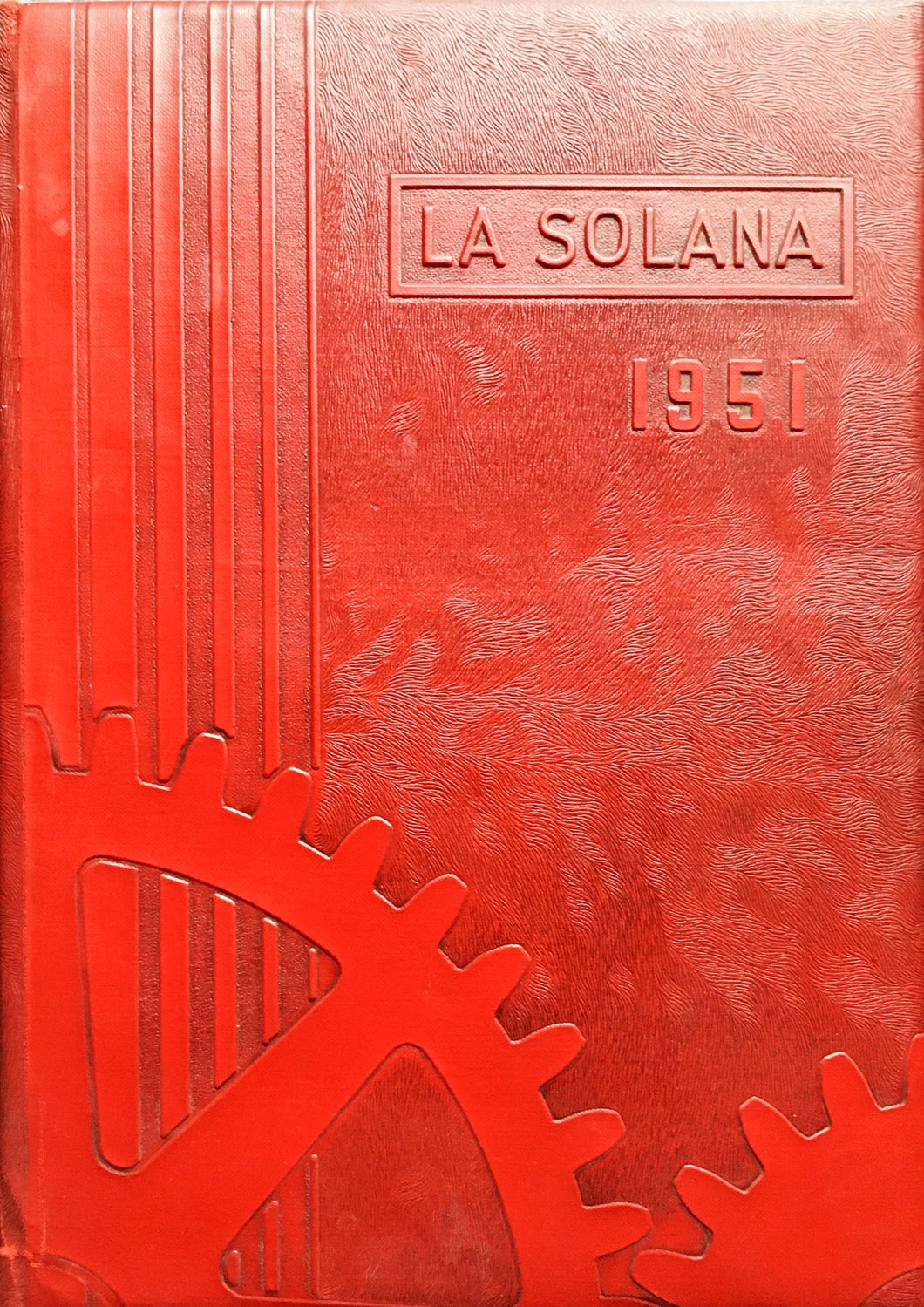 1951 Central Union High School yearbook in El Centro, CA