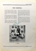 Load image into Gallery viewer, Girls Basketball Team Picture in 1940 H.B. Plant High School yearbook in Tampa, Florida
